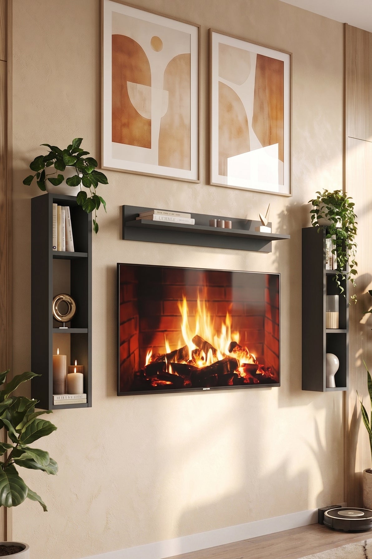 Yuru Design Pulse Wall Shelf Anthracite PU2-AN