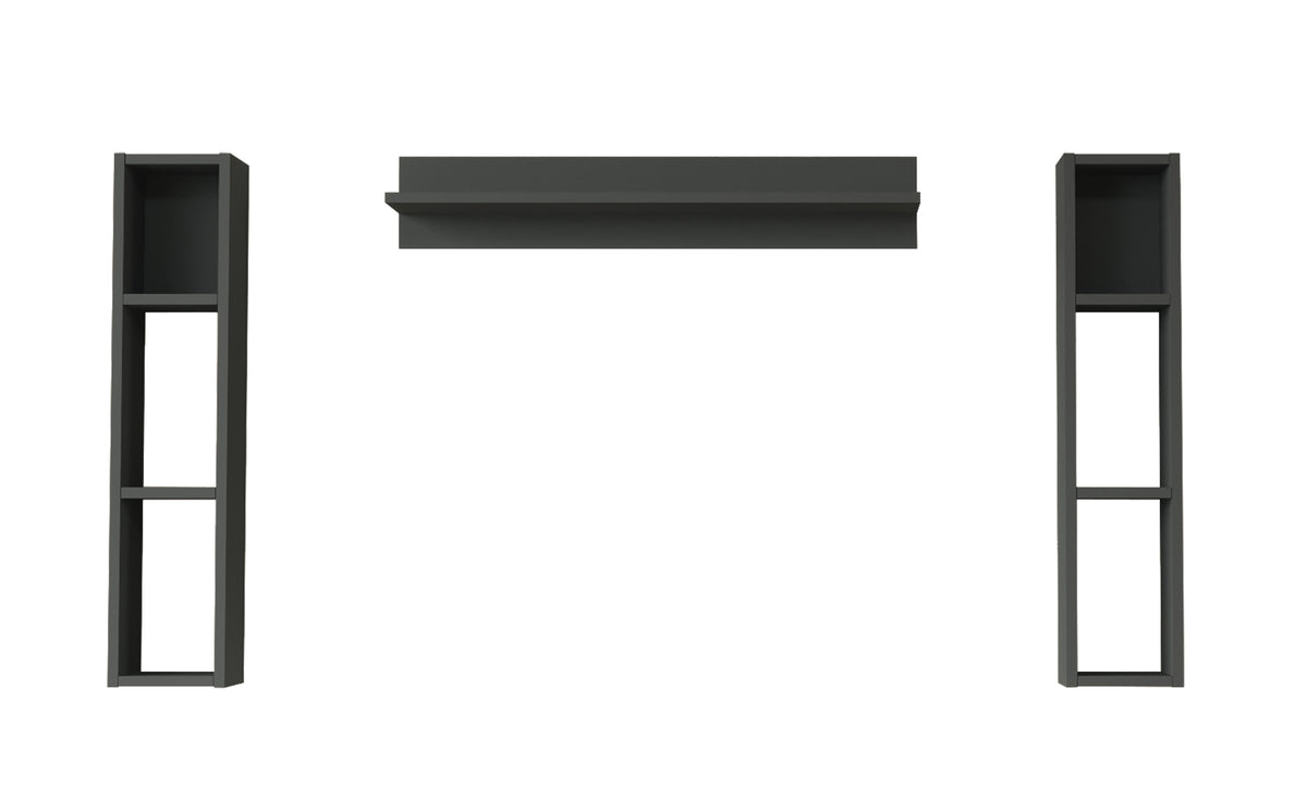 Yuru Design Pulse Wall Shelf Anthracite PU2-AN – görsel 4