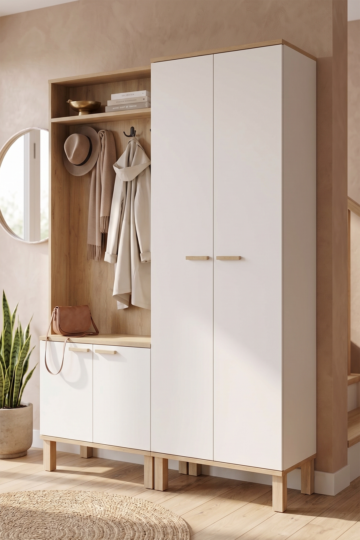 Yuru Design Yoda Cloackroom Sepet - White YD10-SW