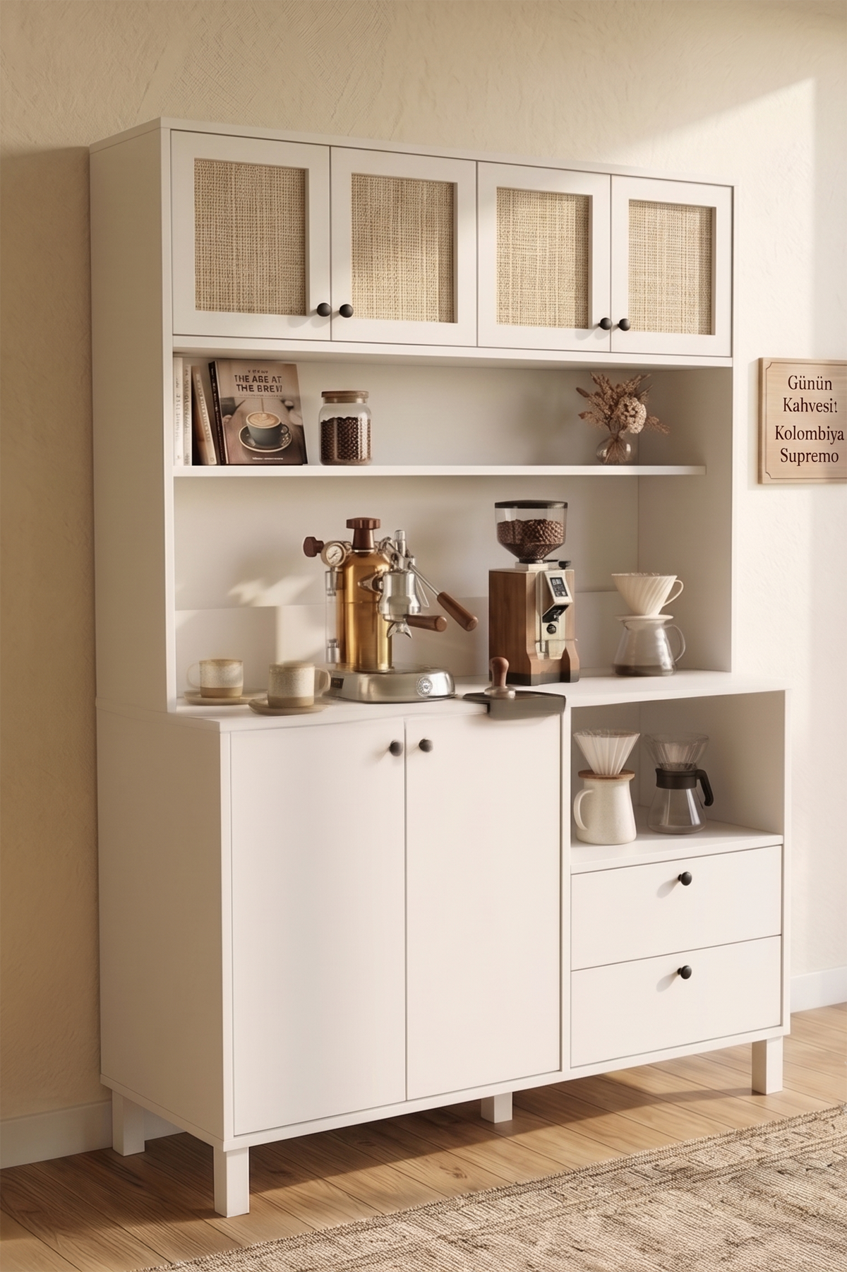 Yuru Design Royce Coffee Corner White - Jute RE5-WJ – görsel 2