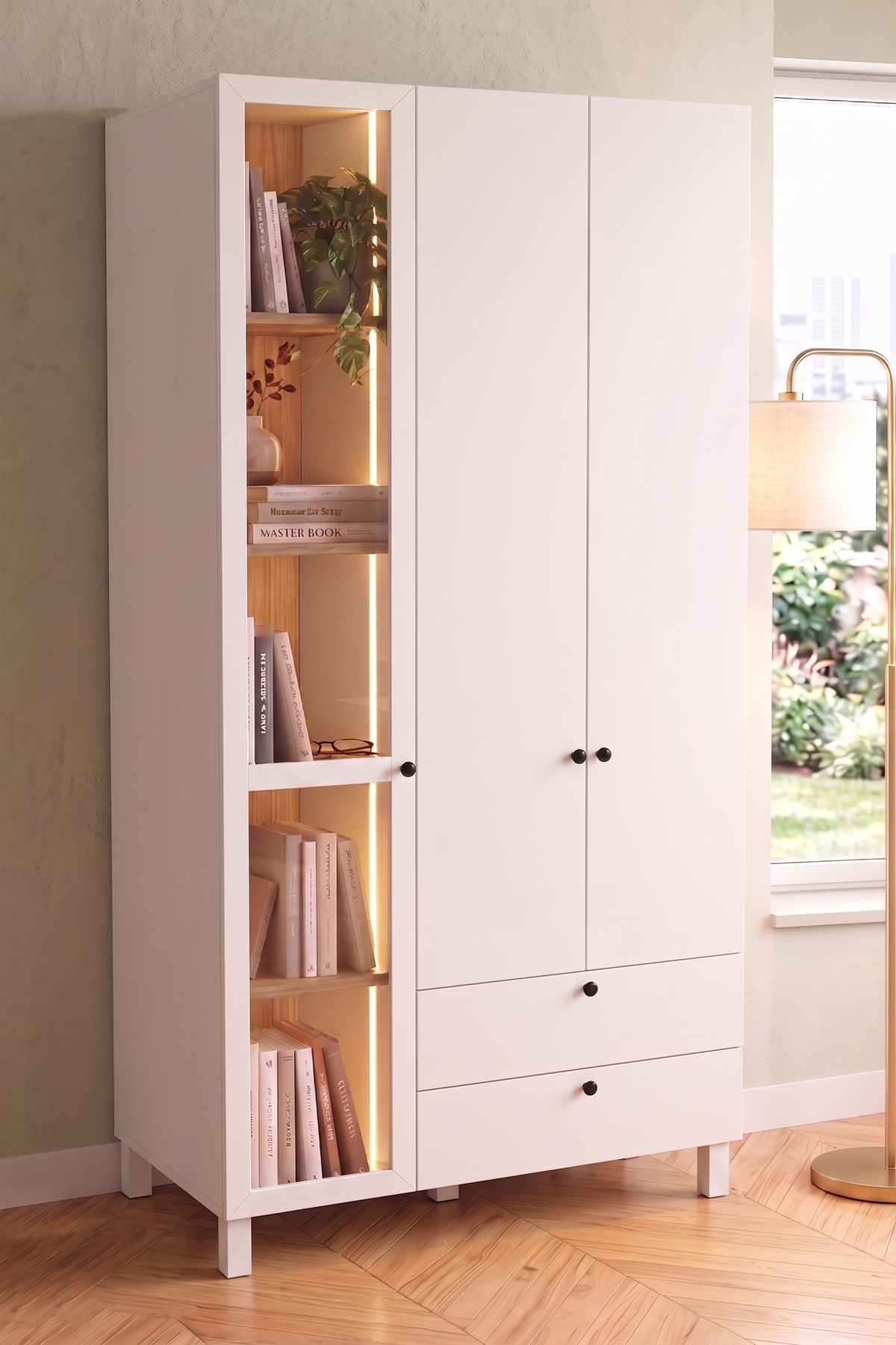 Yuru Design Yoda Wardrobe Sepet - White YD12-SW – image 2