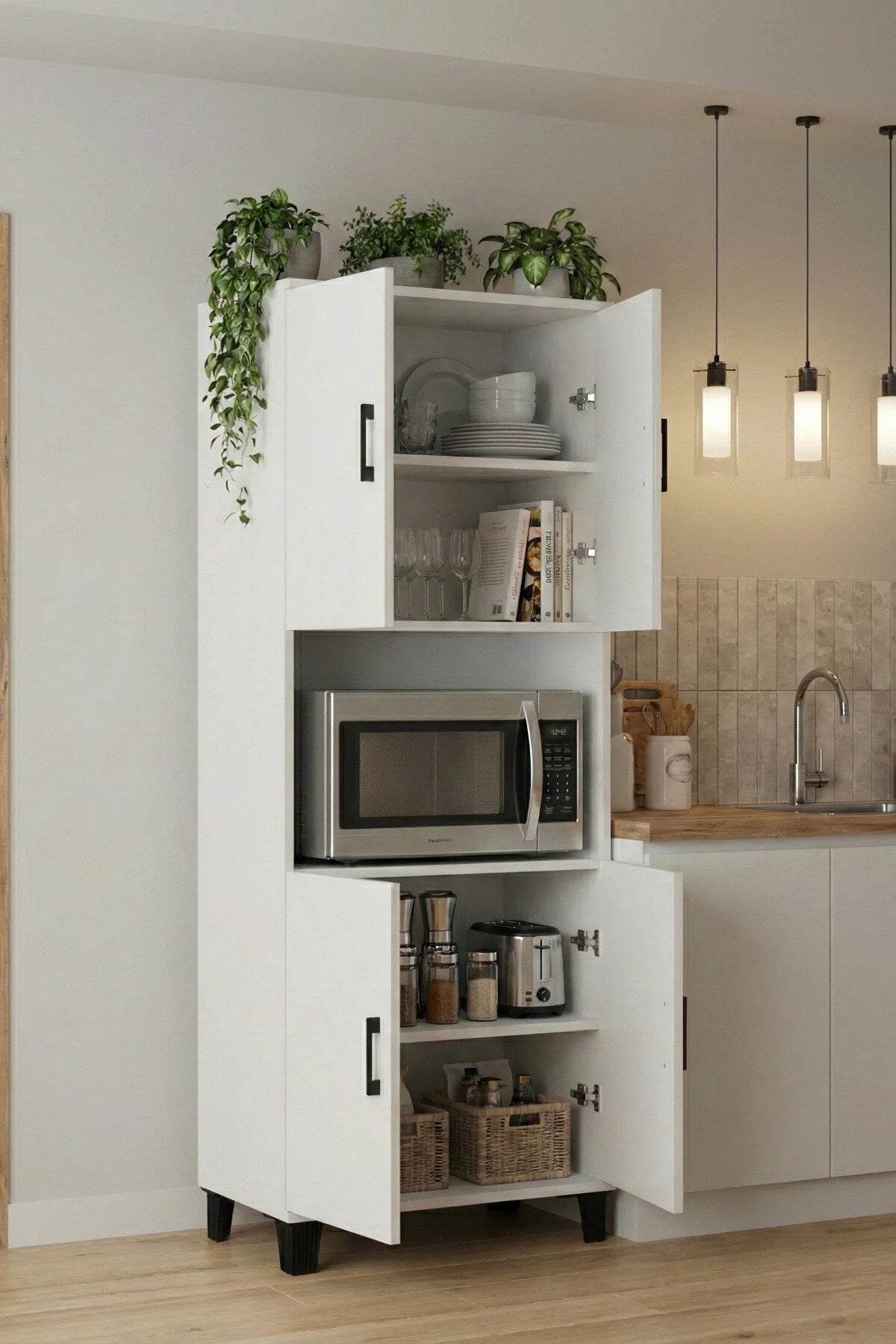 Кухненски Шкаф ПДЧ Бял 70 cm – görsel 2