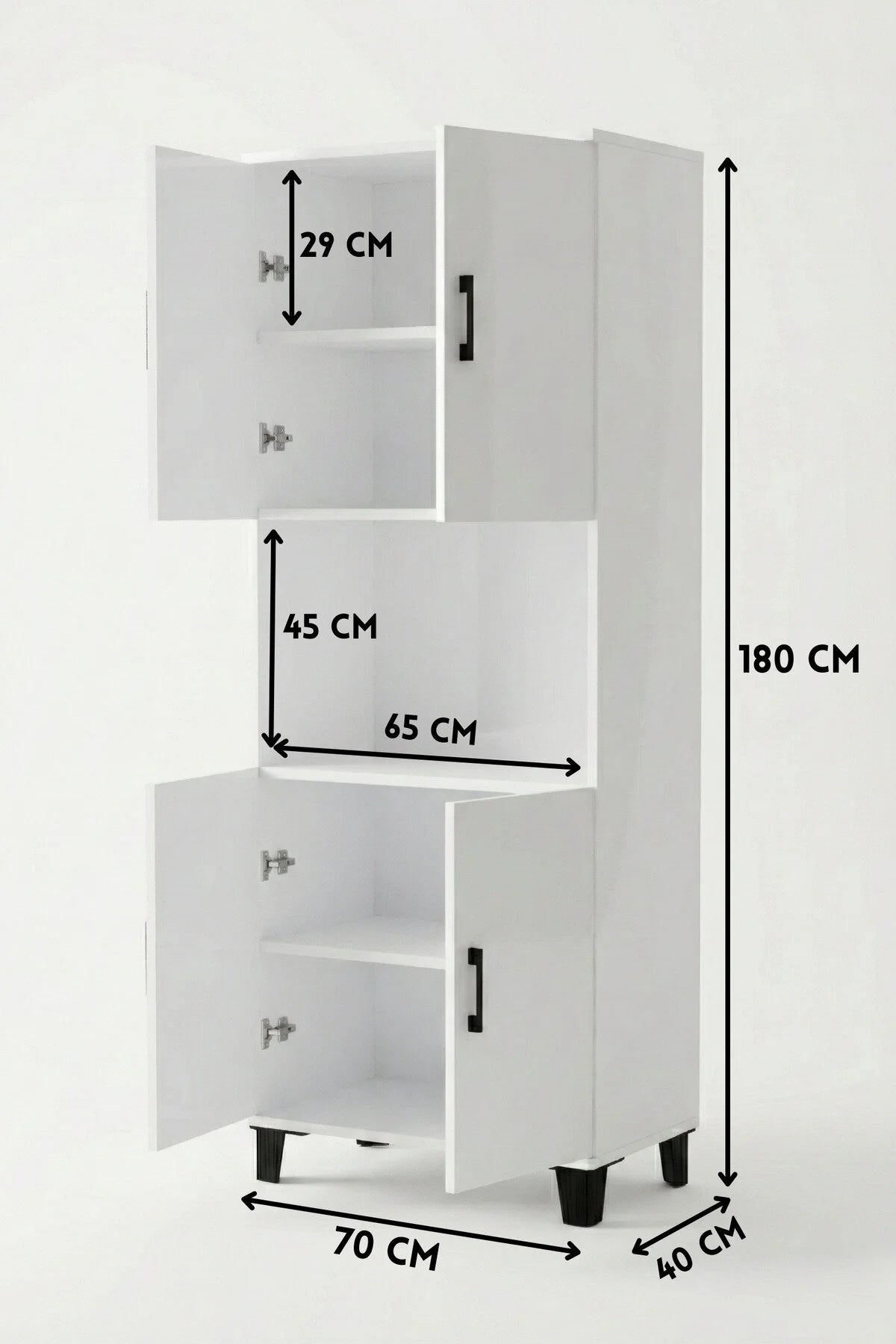 Кухненски Шкаф ПДЧ Бял 70 cm – görsel 4