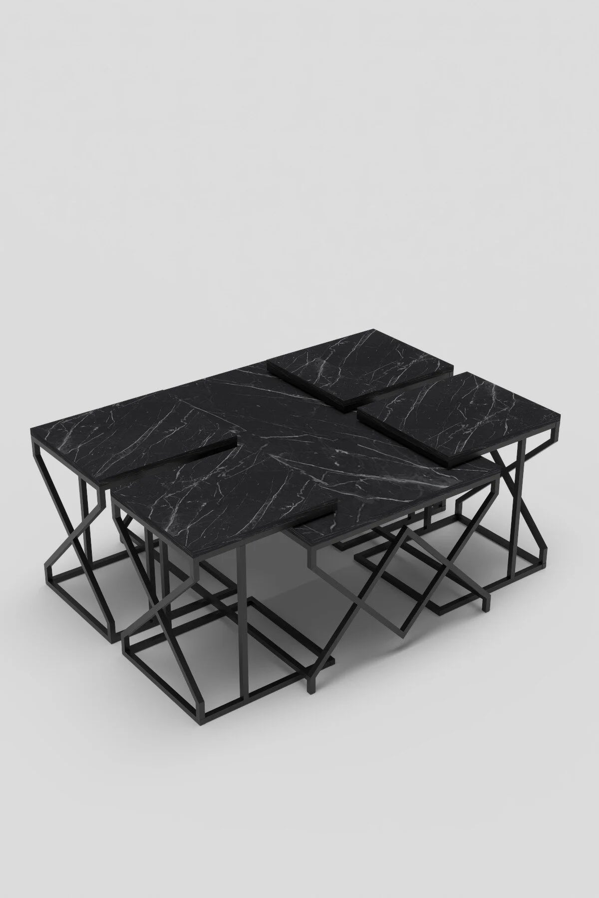 V/Zino Холна маса Bendir Black 5 части – изображение 4
