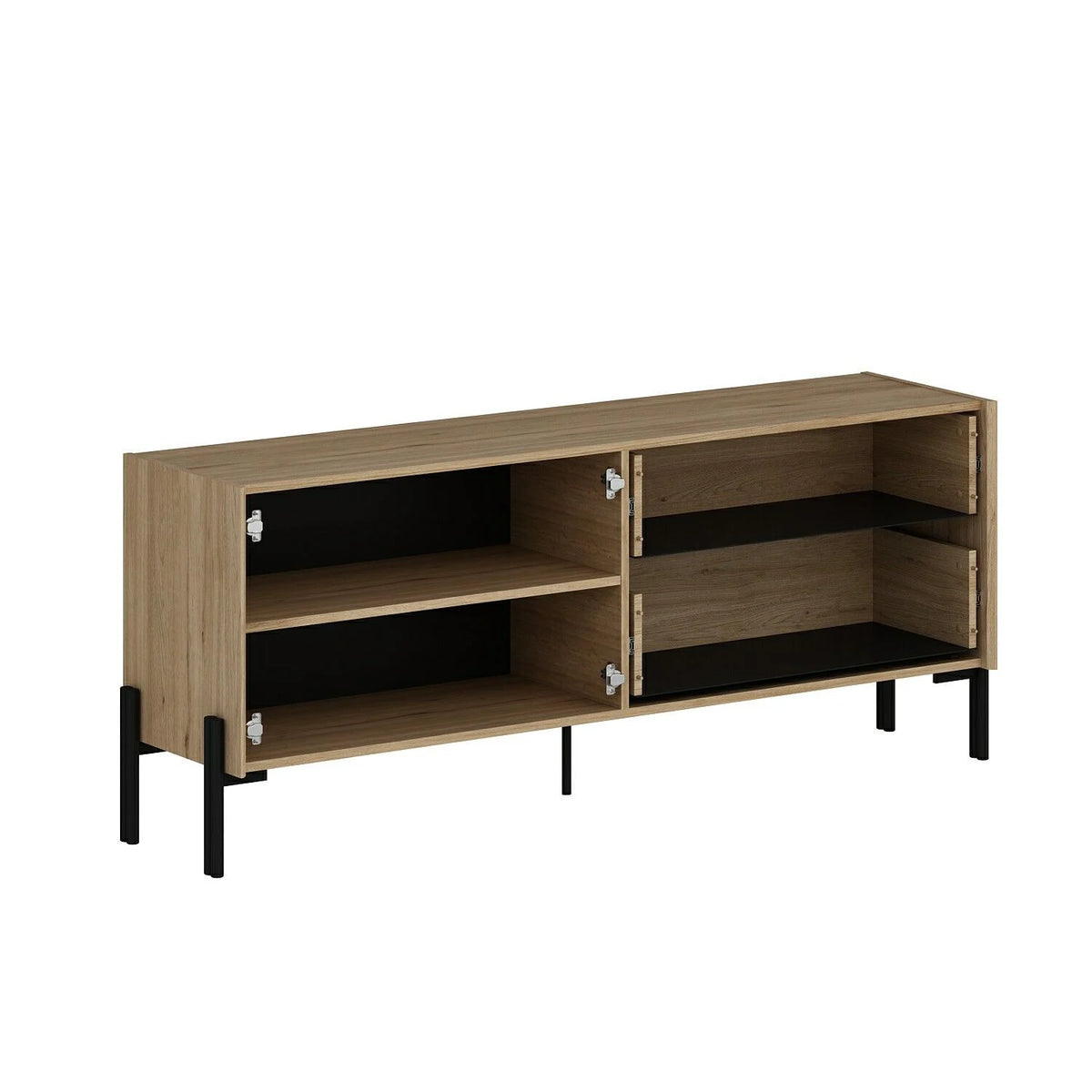 Maren Console 2 Glass Doors 2c Basket G Yunus – image 6