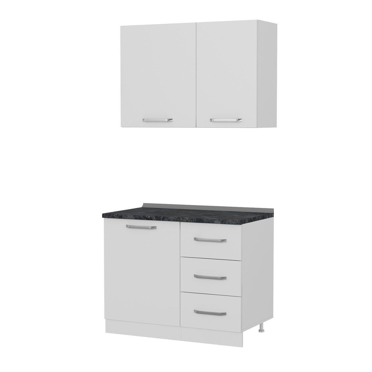 105 Cm Кухненски шкаф Бял 105-B1 – görsel 4