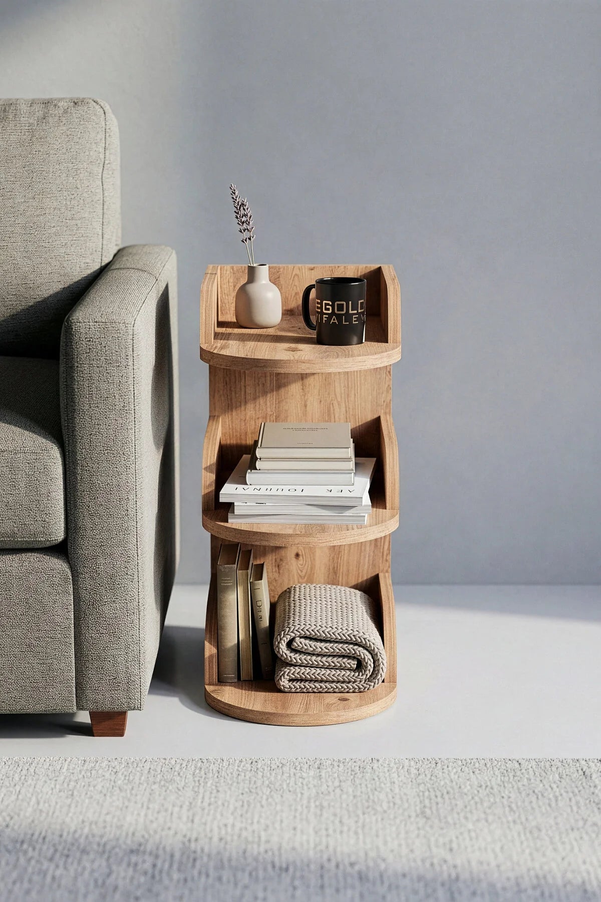 Помощна масичка ПДЧ кафява 60x43 cm – изображение 6