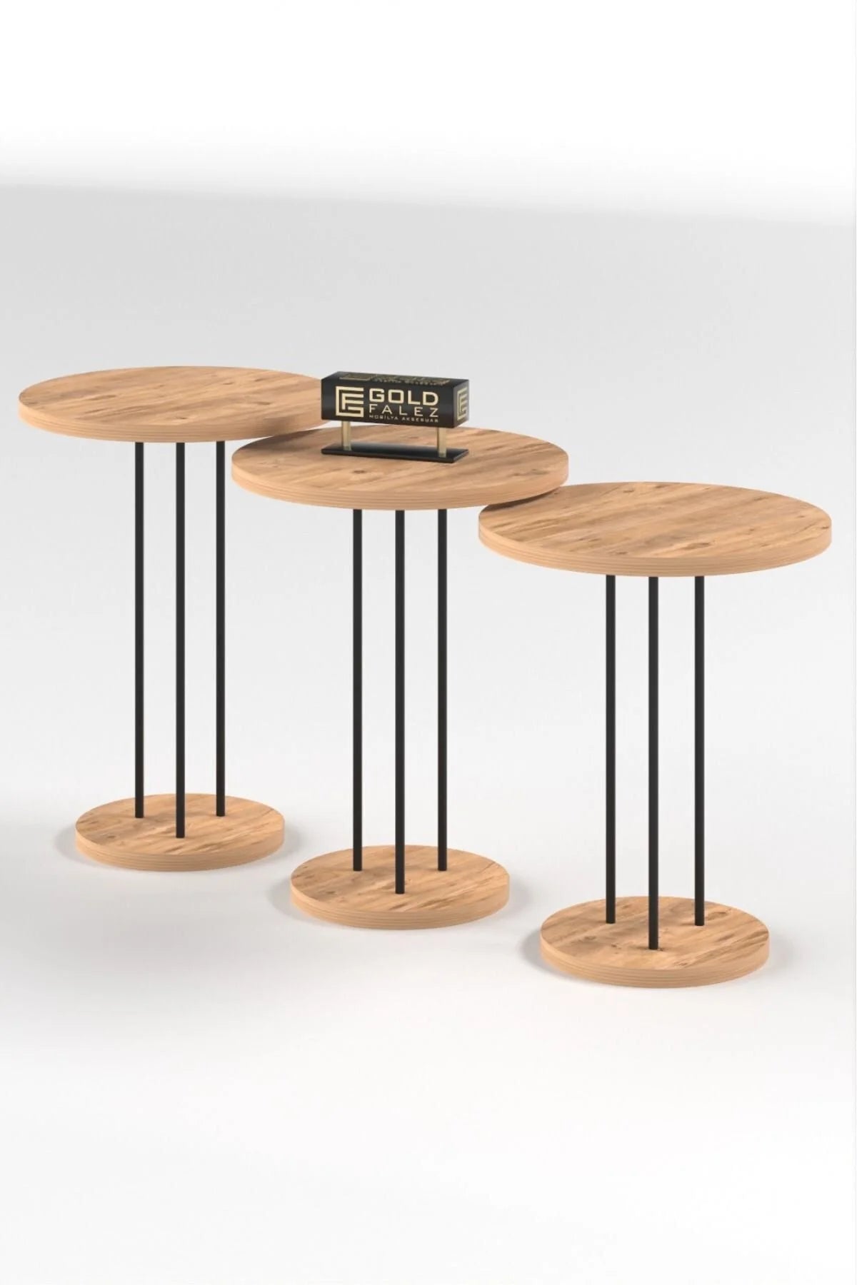 Метал Terra Nesting Pine Brown 3 части – görsel 5