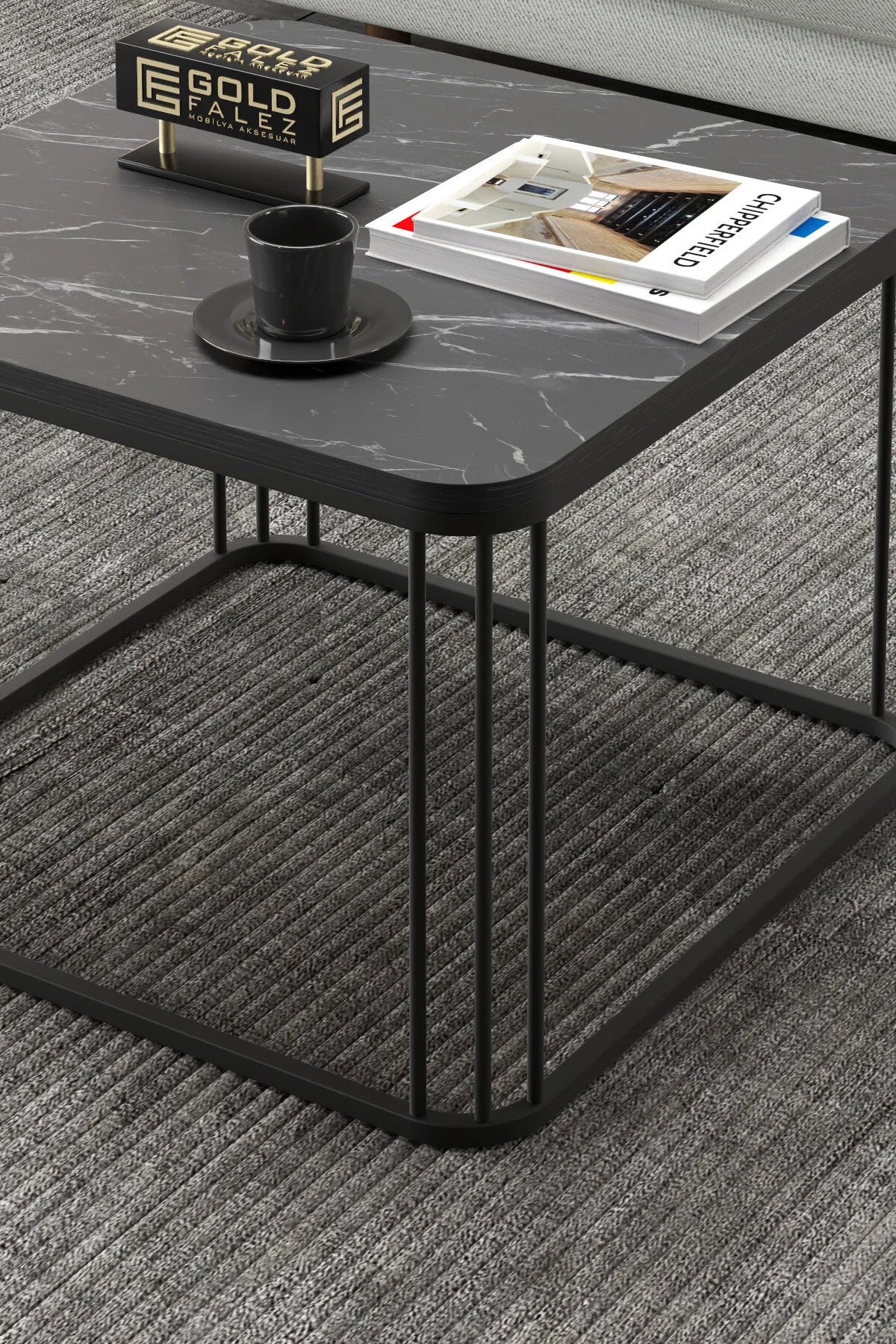 Маса за кафе Alize Square Black – изображение 2