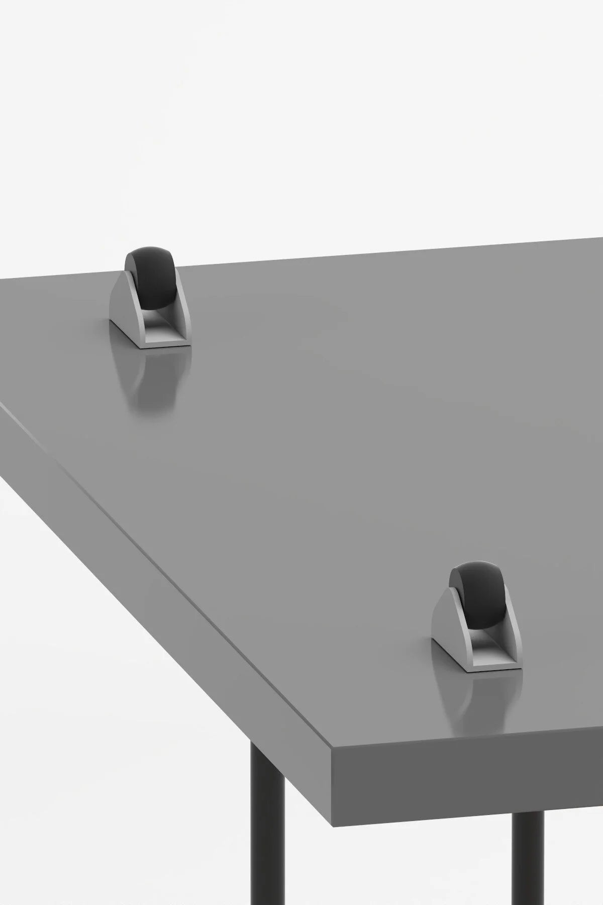 Hnd Овална холна маса на колела Gordion Grey – изображение 6