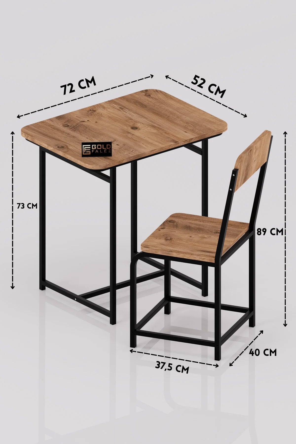 Бюро Minor ПДЧ кафяво 72x52 – изображение 5