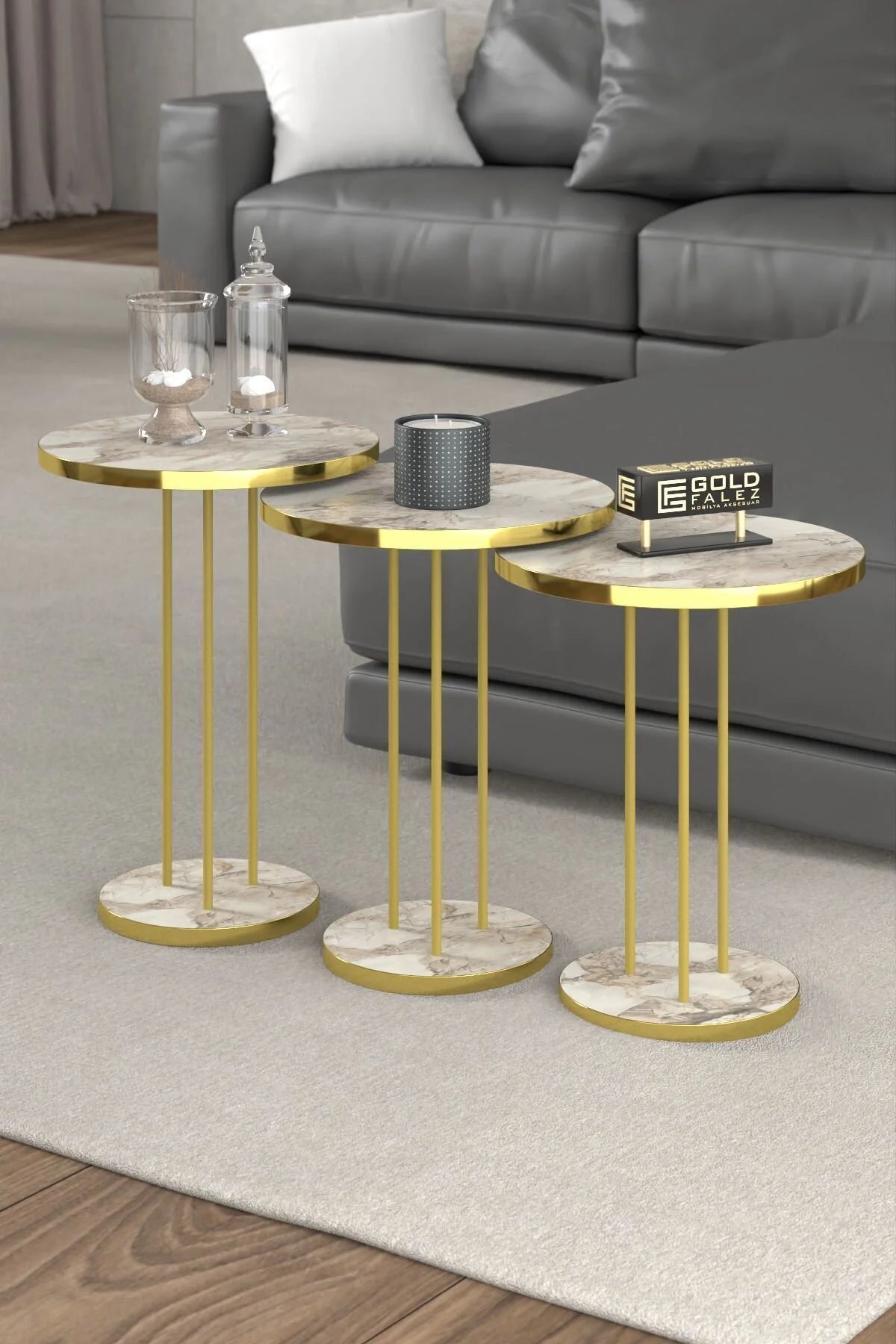 Холна маса Gold Terra Efes White 4 части – изображение 7