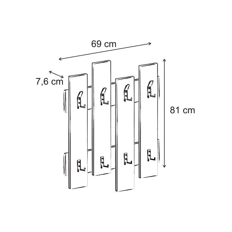 WAVE Wall Coat Rack
