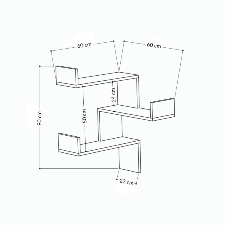 LUKSA Wall Shelf 60cm – image 6