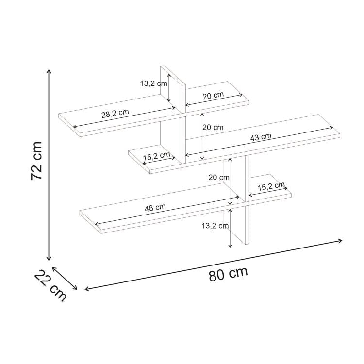LEO Wall Shelf 80cm – image 3