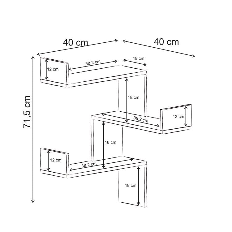 LUKSA Wall Shelf 40cm – image 2