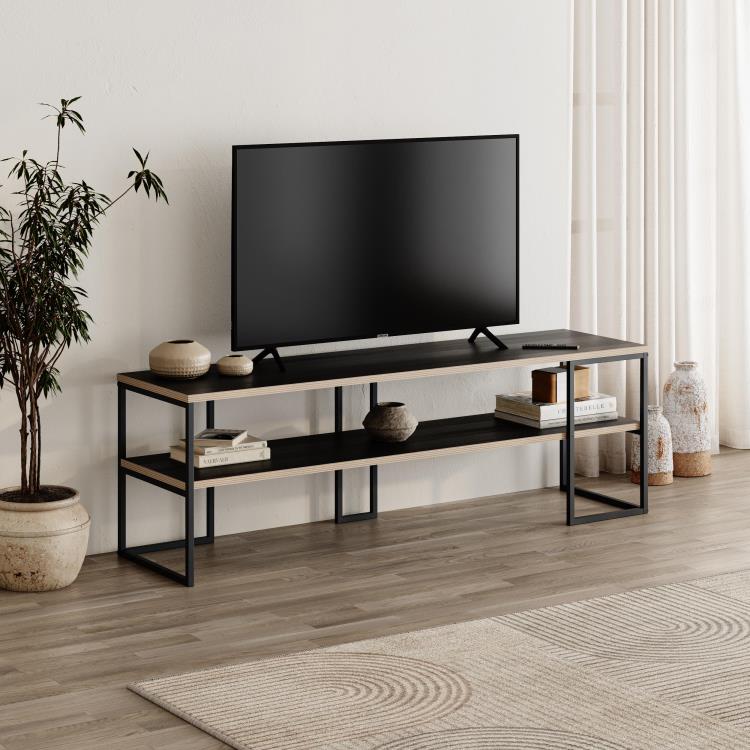 BLACK TV Unit 140cm – image 9