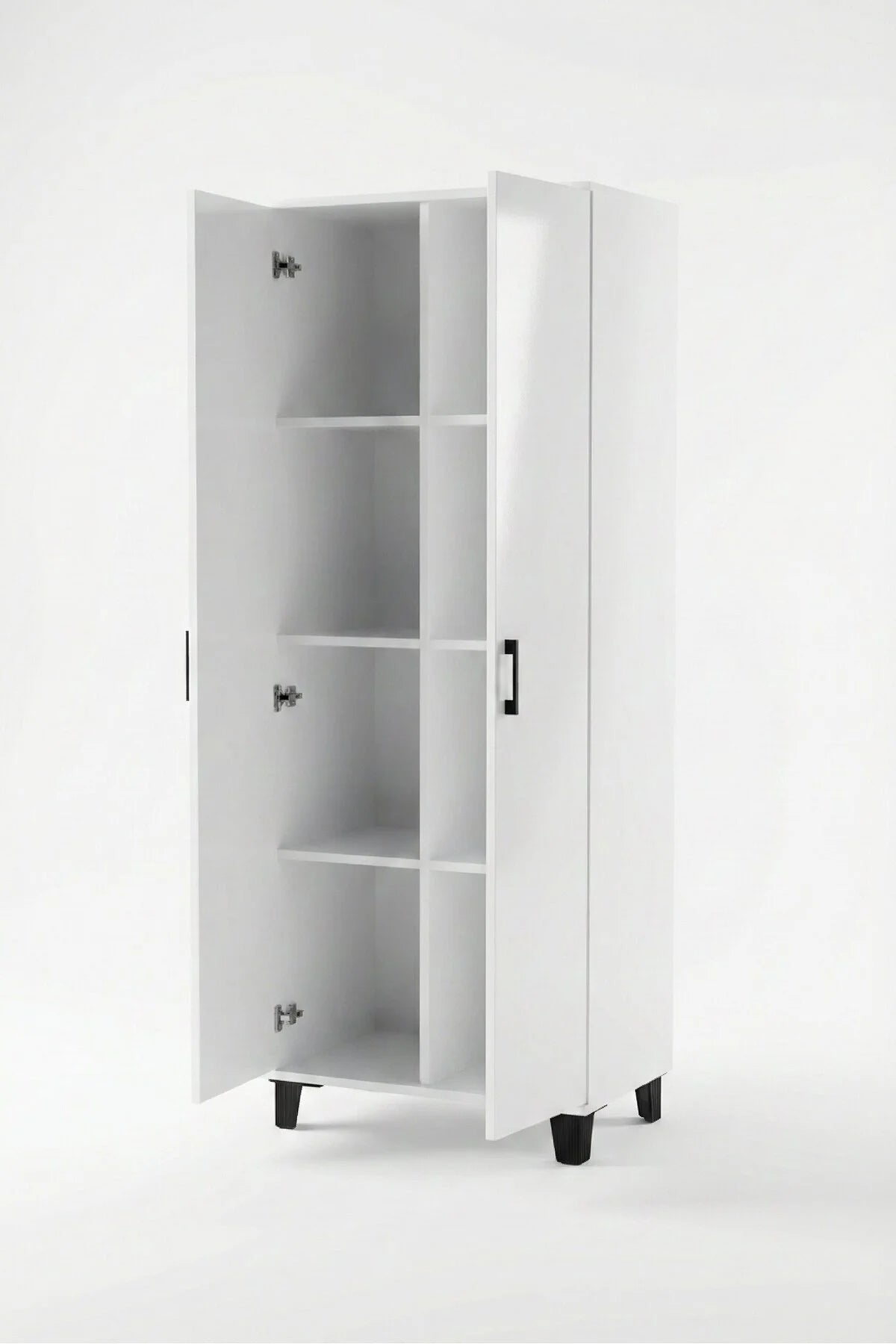 Шкаф килер с 8 отделения Бял 70 cm – изображение 4
