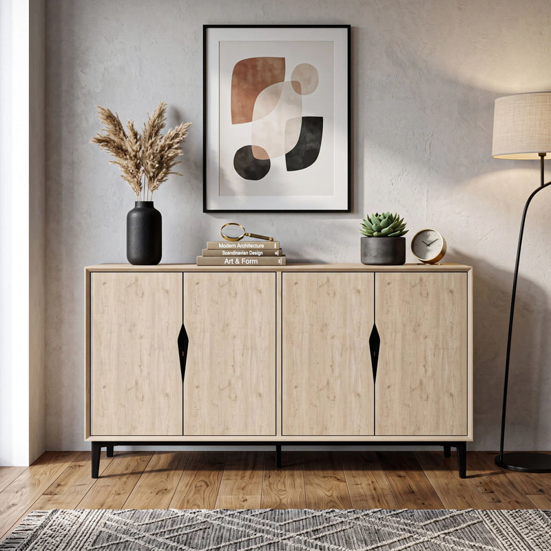Arden 4 Doors Console Soft Basket