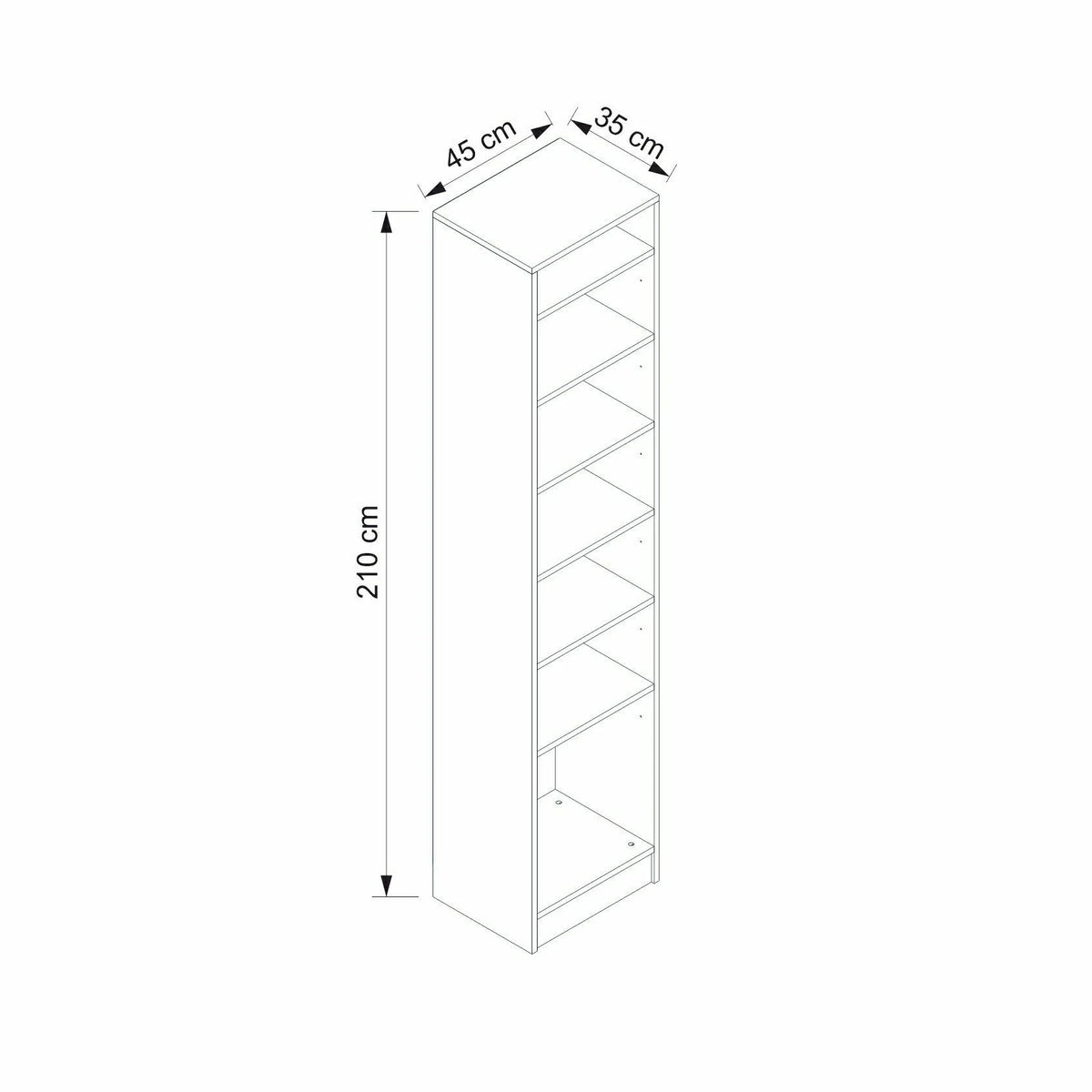 Kale 210 Cm 1 Покрит 1B рафт Поставка за палто Byz Mbr Раиран Byz – изображение 8