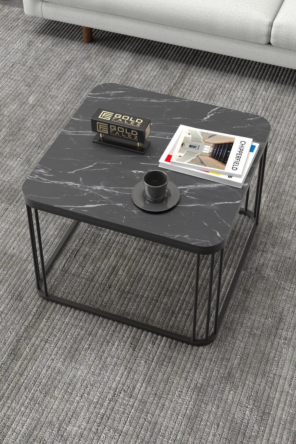 Маса за кафе Alize Square Black – изображение 4
