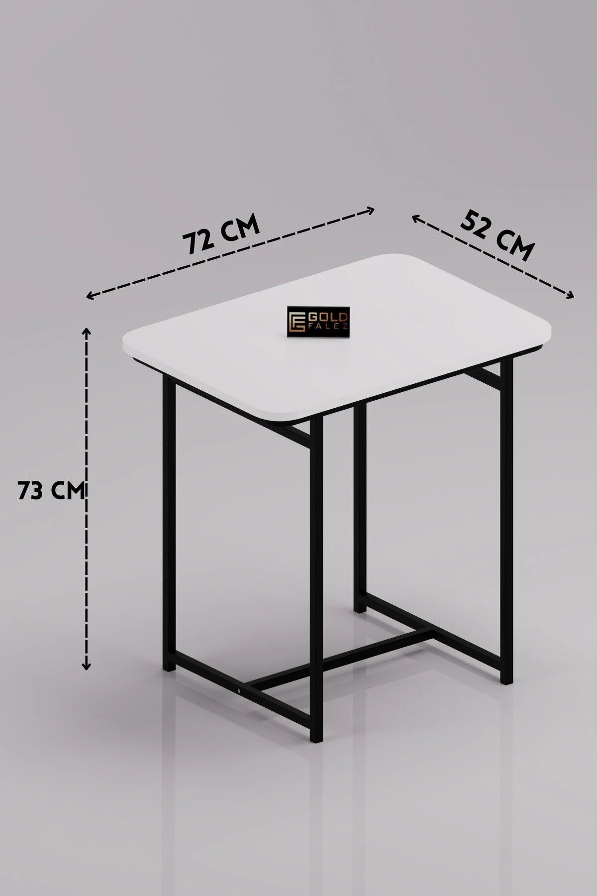 Малка Кухненска Маса ПДЧ Бяла 72x52 – изображение 4