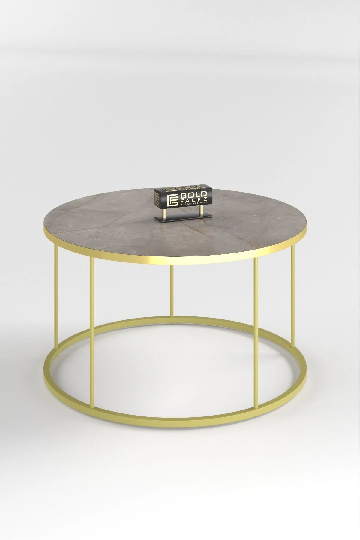 Холна маса Gold Terra Gordion Grey – görsel 3
