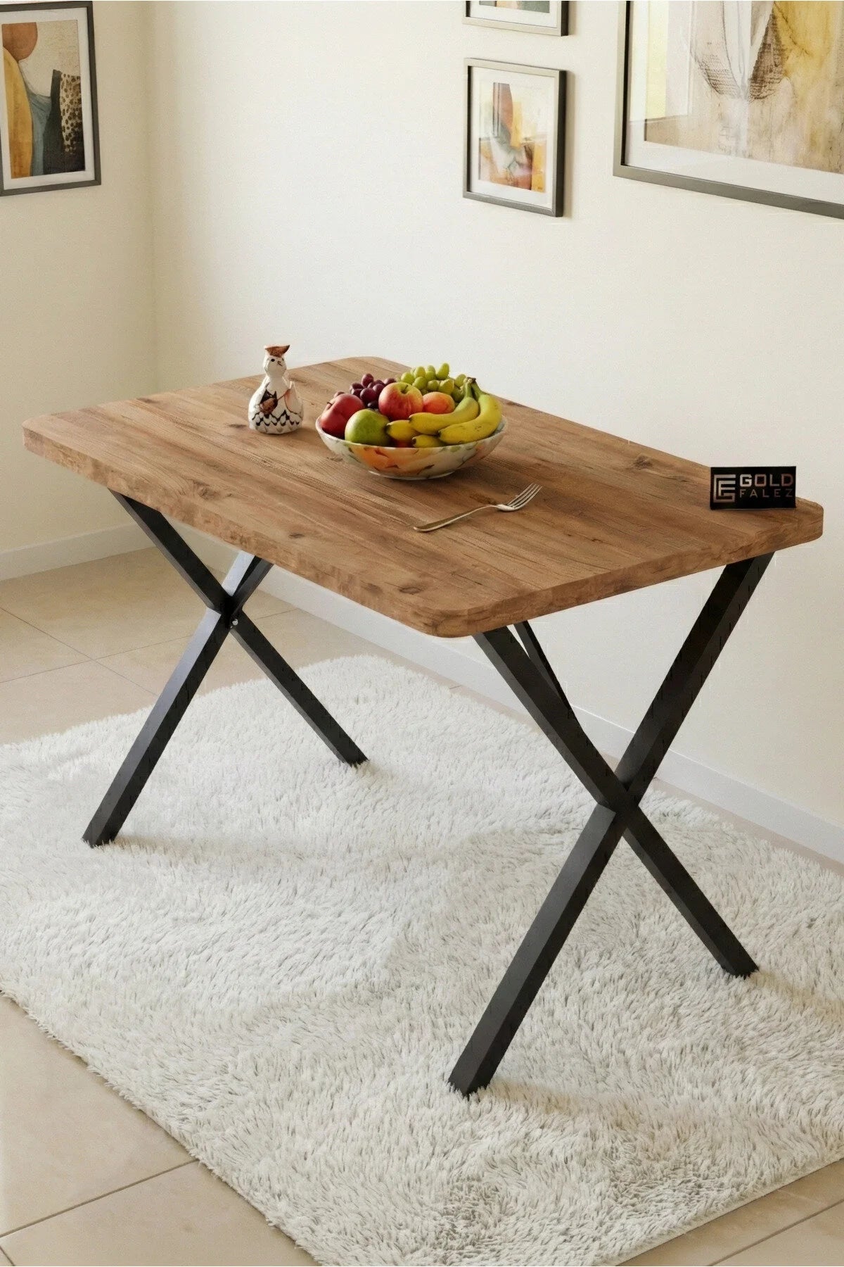 Трапезна маса Atlantic Brown 110x70 см – görsel 5