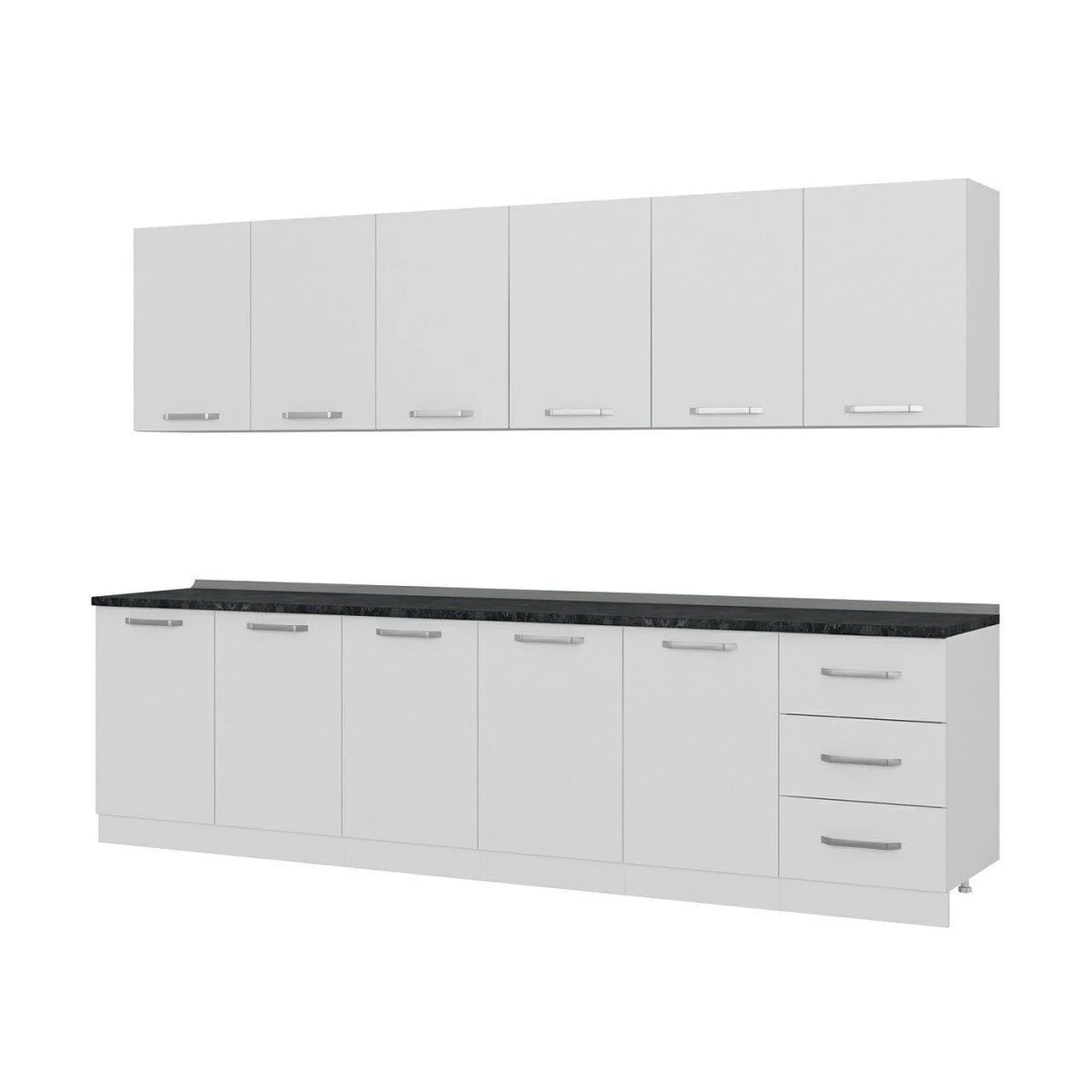300 Cm Кухненски шкаф Бял 300-B2 – изображение 4