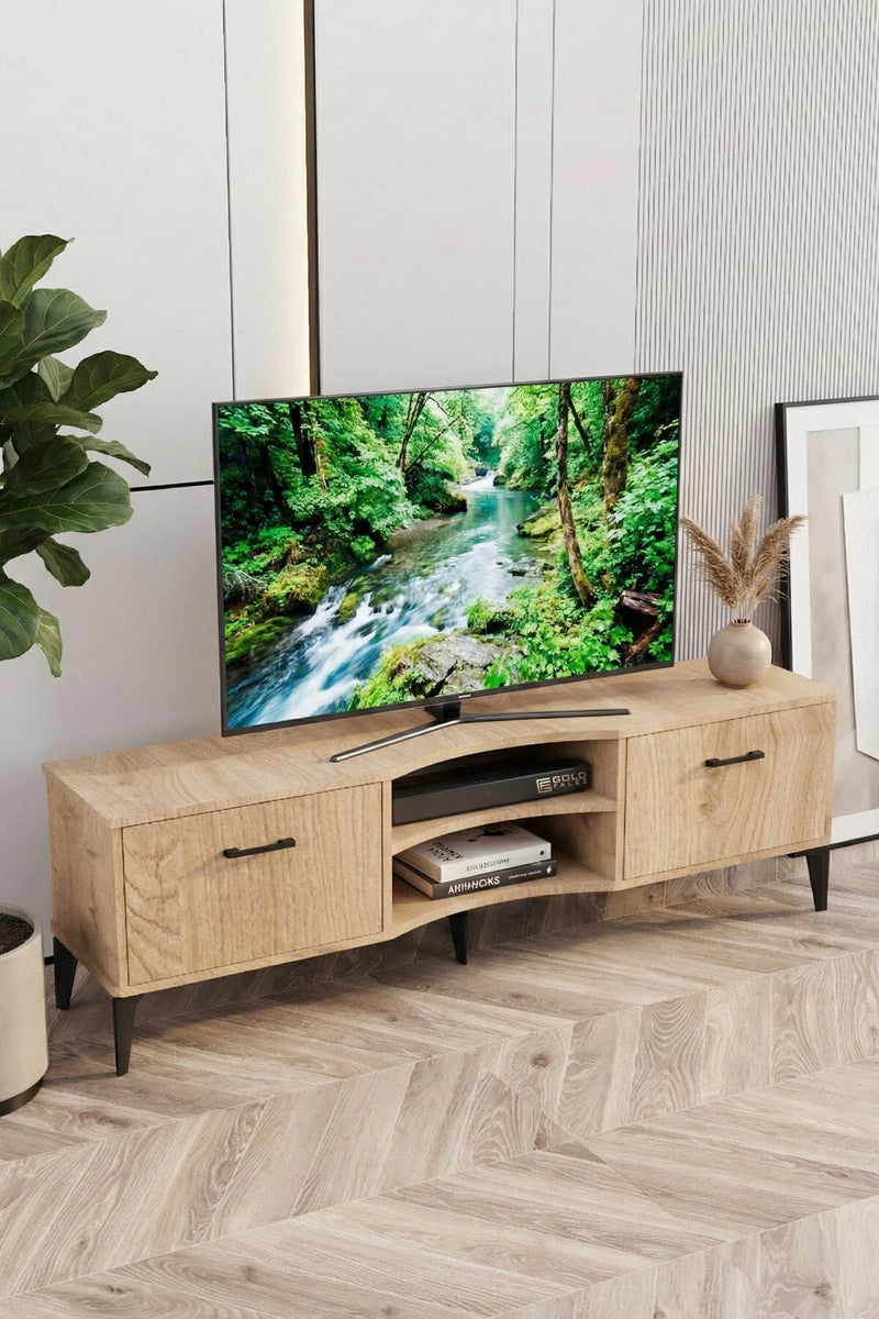 Стойка за телевизор Vera ПДЧ бежово 160x35