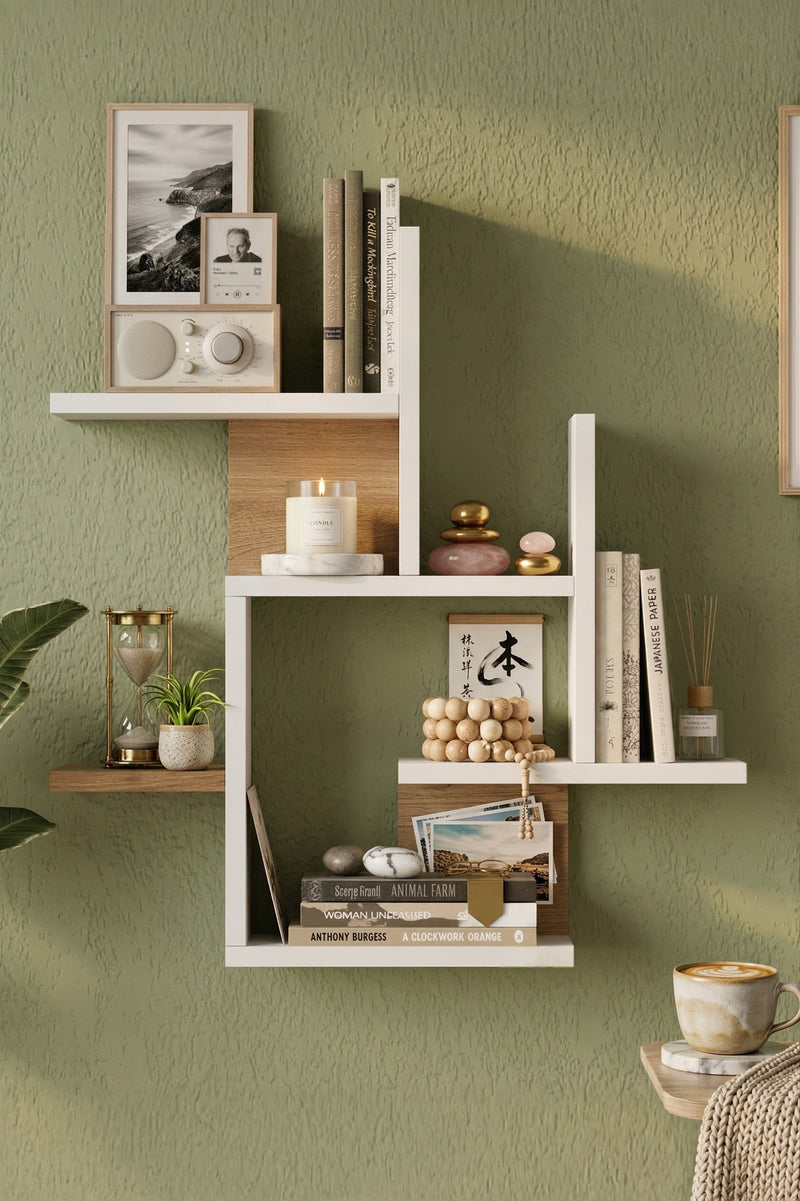 Shelf Wall Shelf плетка юта - White