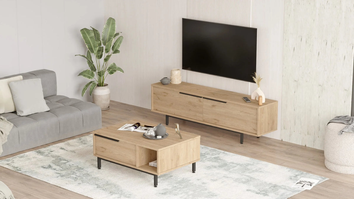 Масичка за кафе Ocean TV модул Комплект от 2 кошници ON19-S – изображение 3