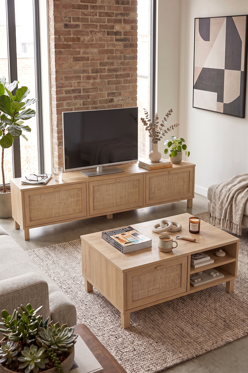 Yuru Design Dune Livingroom Set Sepet - Jute DN7-SJ