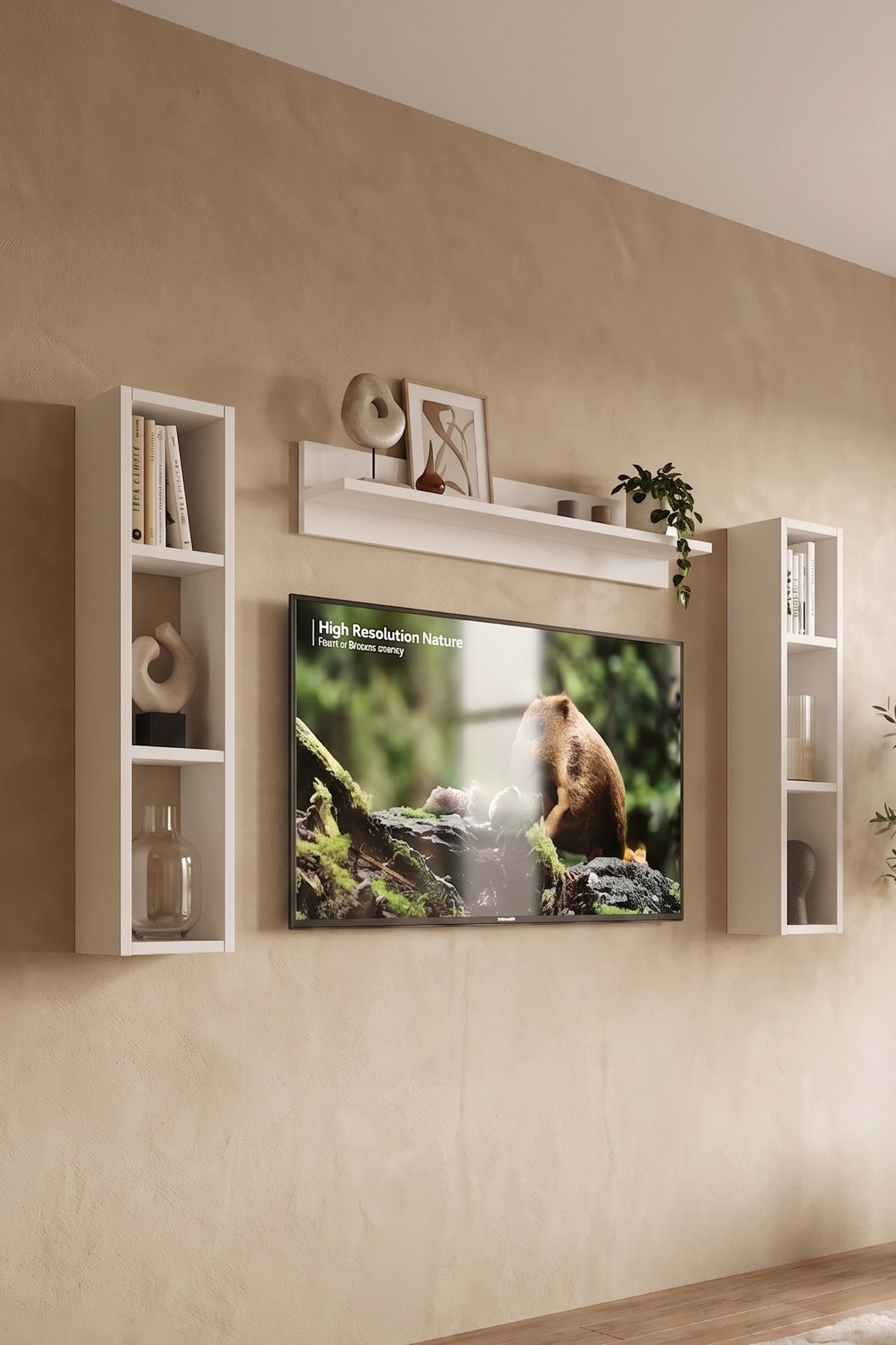 Yuru Design Pulse Wall Shelf White PU2-W