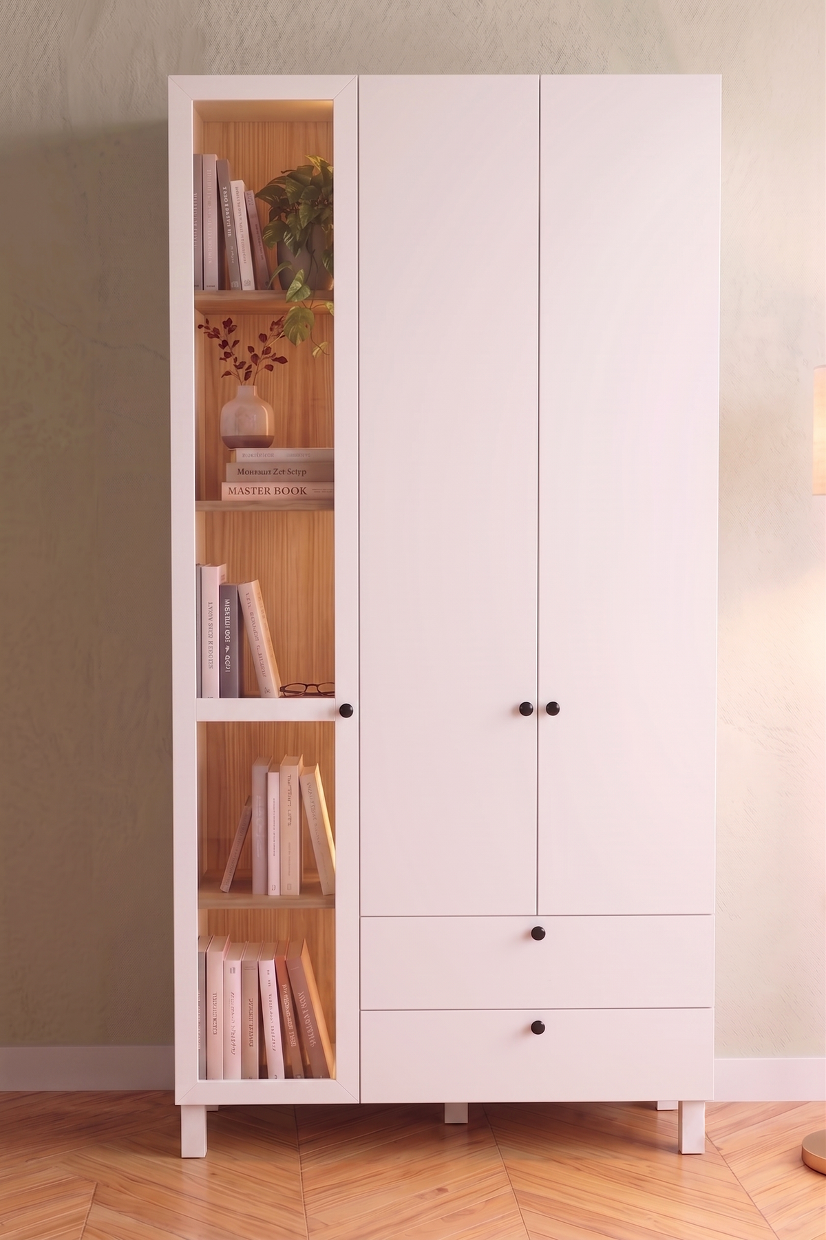 Yuru Design Yoda Wardrobe Sepet - White YD12-SW – image 3