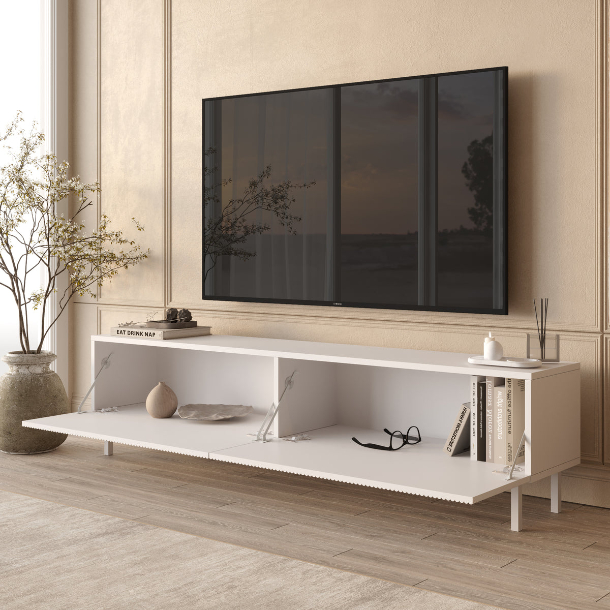 Lorien ТВ шкаф White – изображение 3