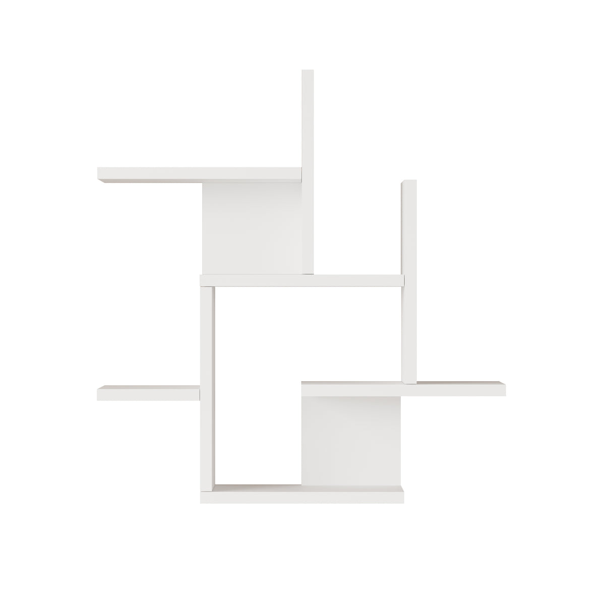 Стенен рафт Yuru Design, бял, WL21-W – изображение 4