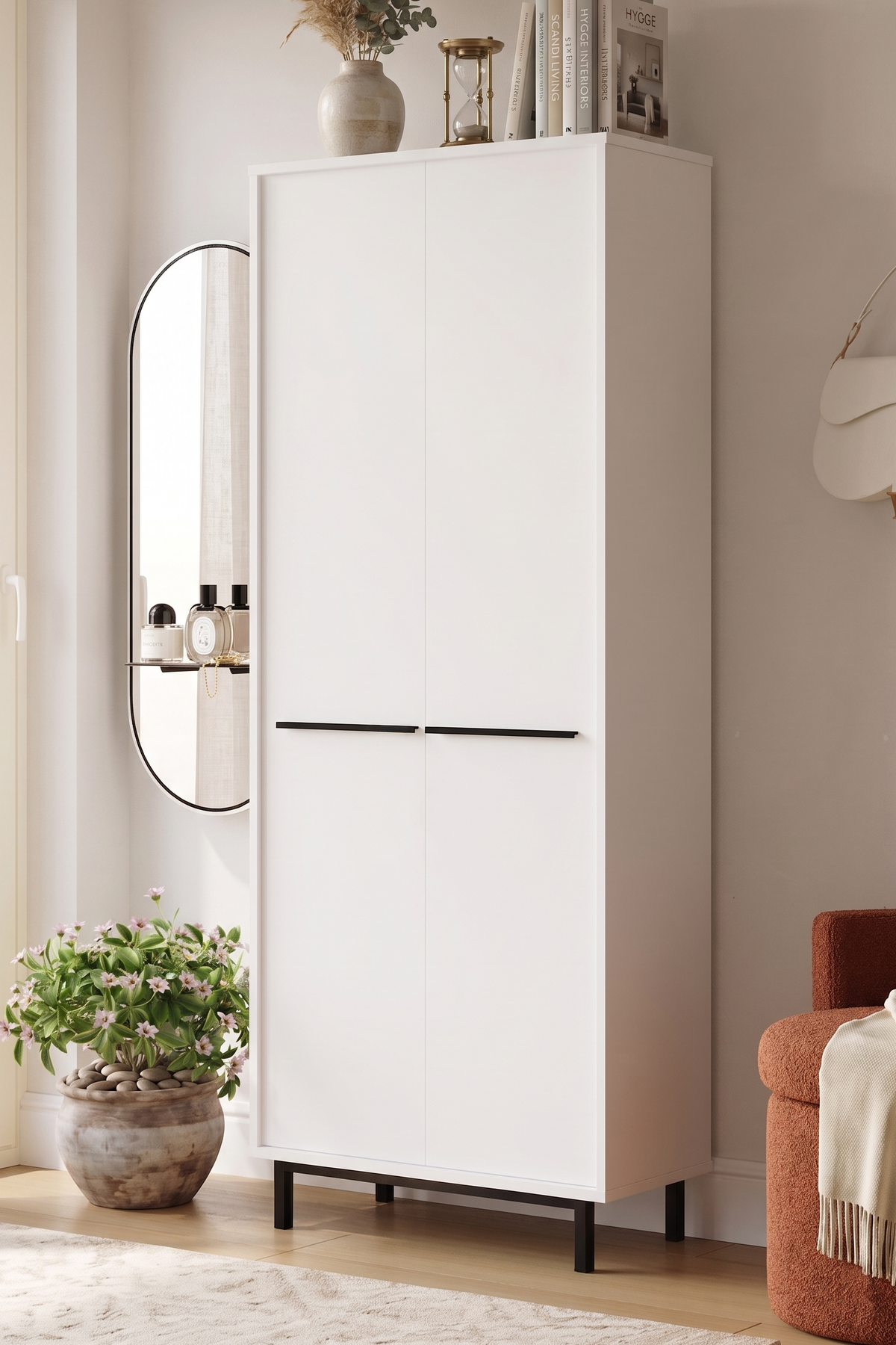 Yuru Design Oasis Ъглова масичка за кафе, Бял OS2-W – изображение 3