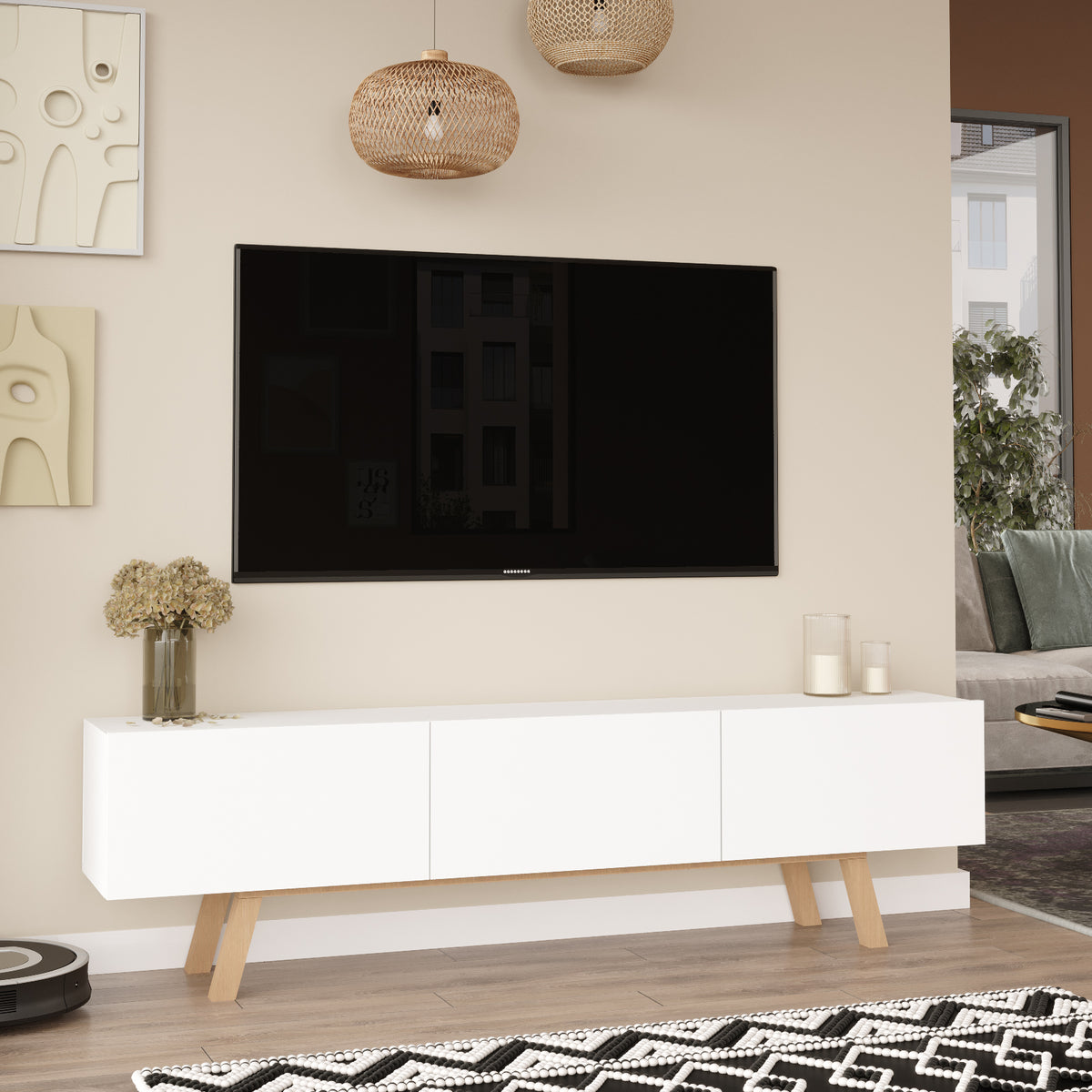 Pulse ТВ шкаф White – изображение 3