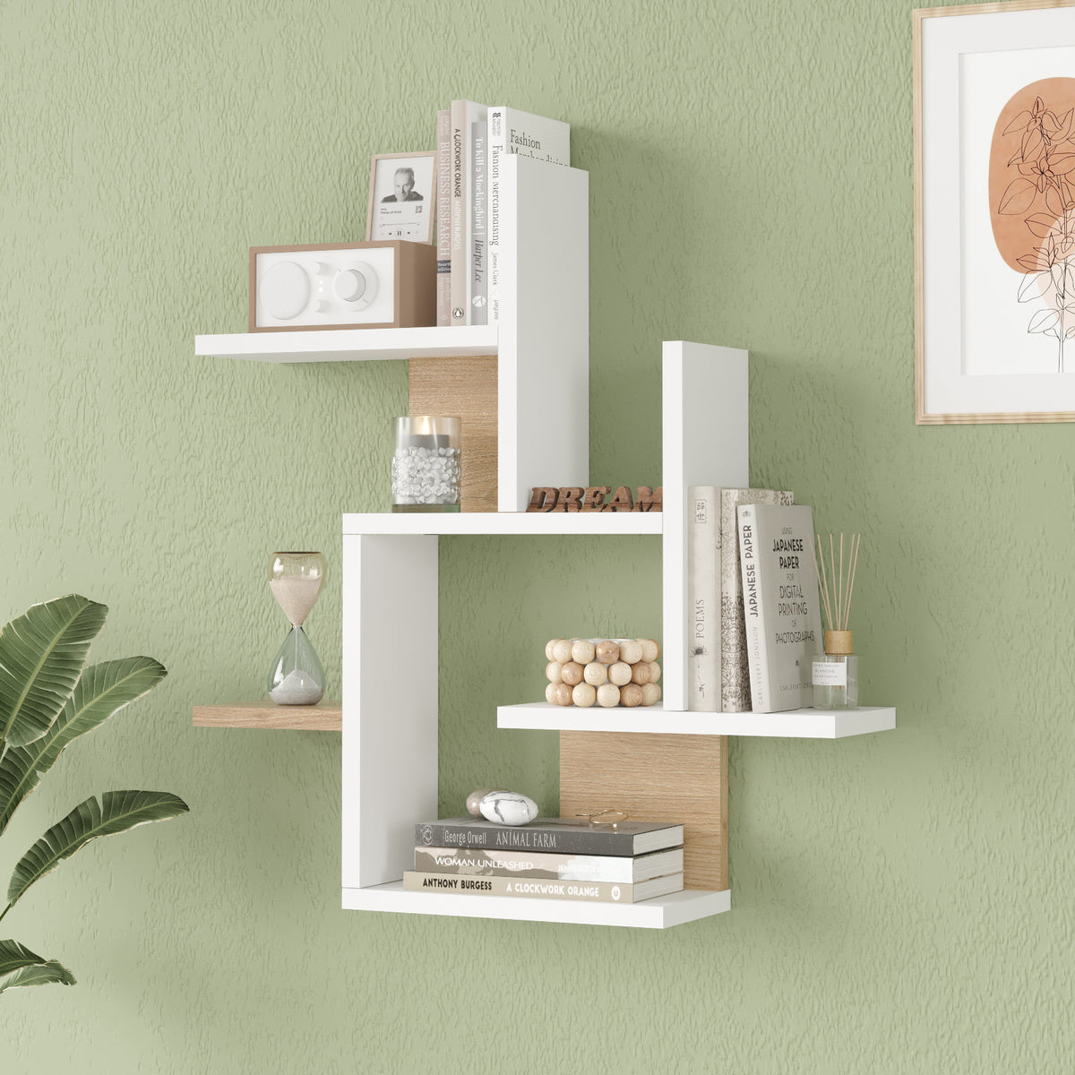 Shelf Wall Shelf плетка юта - White – изображение 3