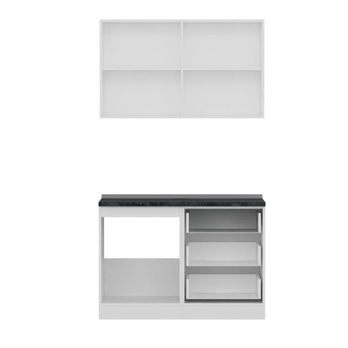120 Cm Кухненски шкаф Бял 120-B2 – görsel 2