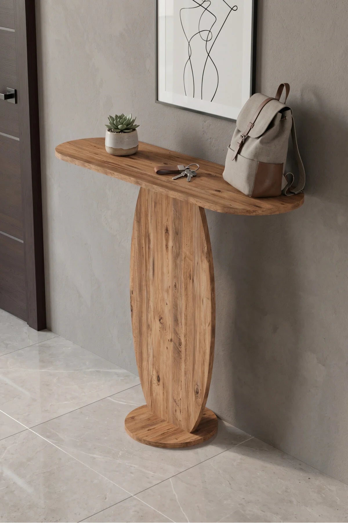 Hall Console Modern Decorative Entryway Console Entrance Hall Corridor Living Room Console Table 703 902132 – image 2