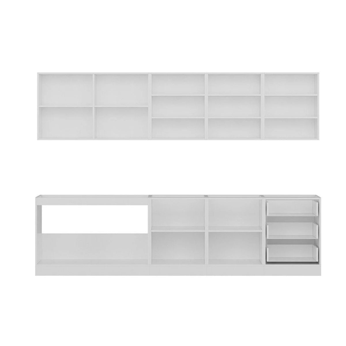 300 Cm Кухненски шкаф Бял 300-B3 – изображение 7