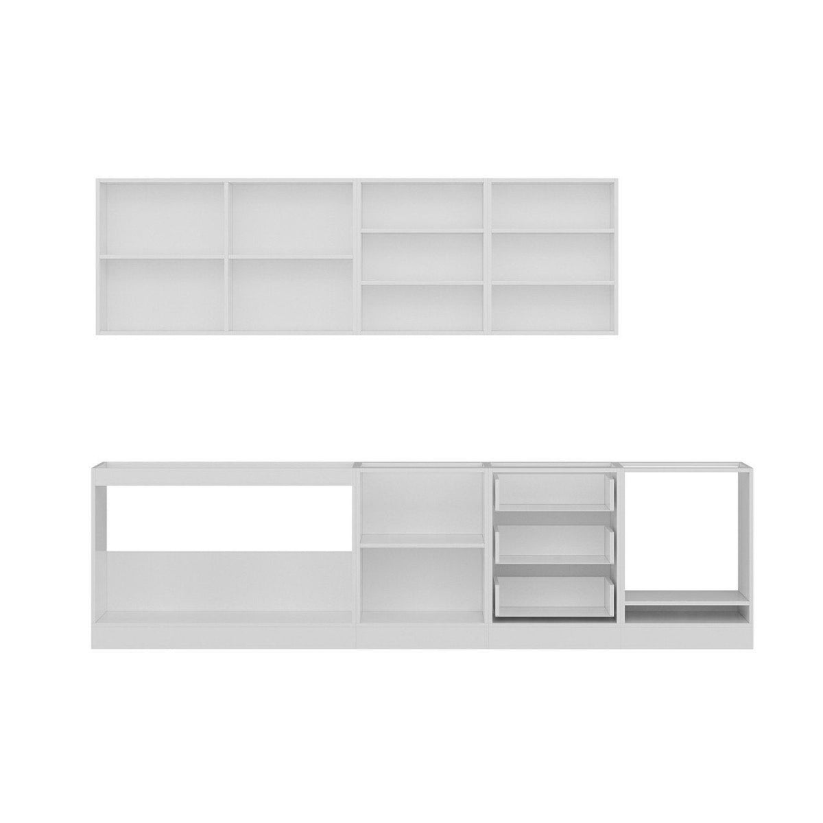 300 Cm Кухненски шкаф Бял 300-B10 – изображение 7