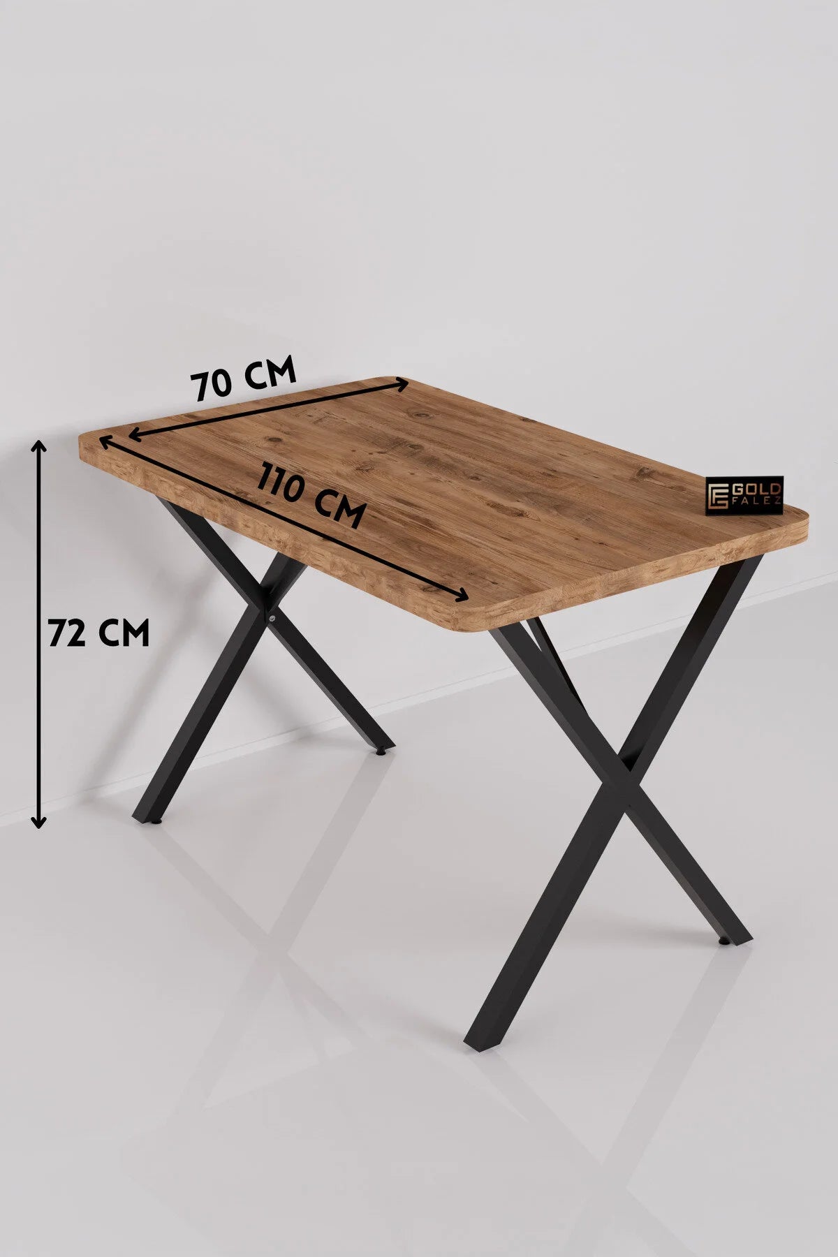 Трапезна маса Atlantic Brown 110x70 см – görsel 2