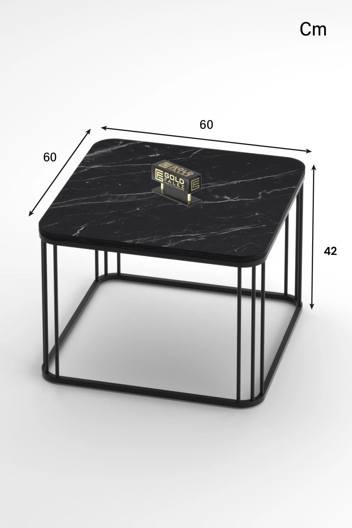 Маса за кафе Alize Square Black – изображение 3