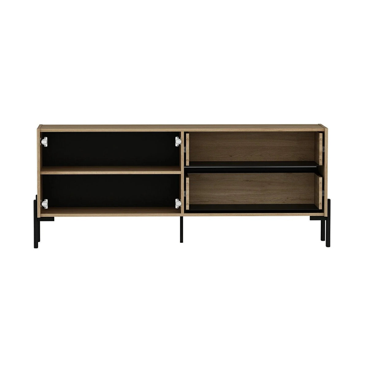 Maren Console 2 Glass Doors 2c Basket G Yunus – image 7