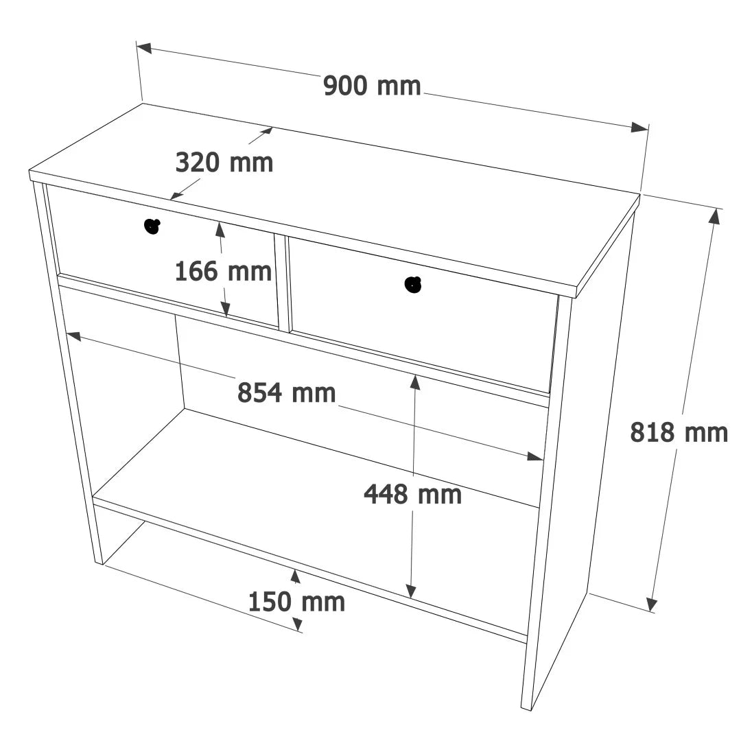 Дървена кошница за крака Nord Drainer Cover-White – görsel 7