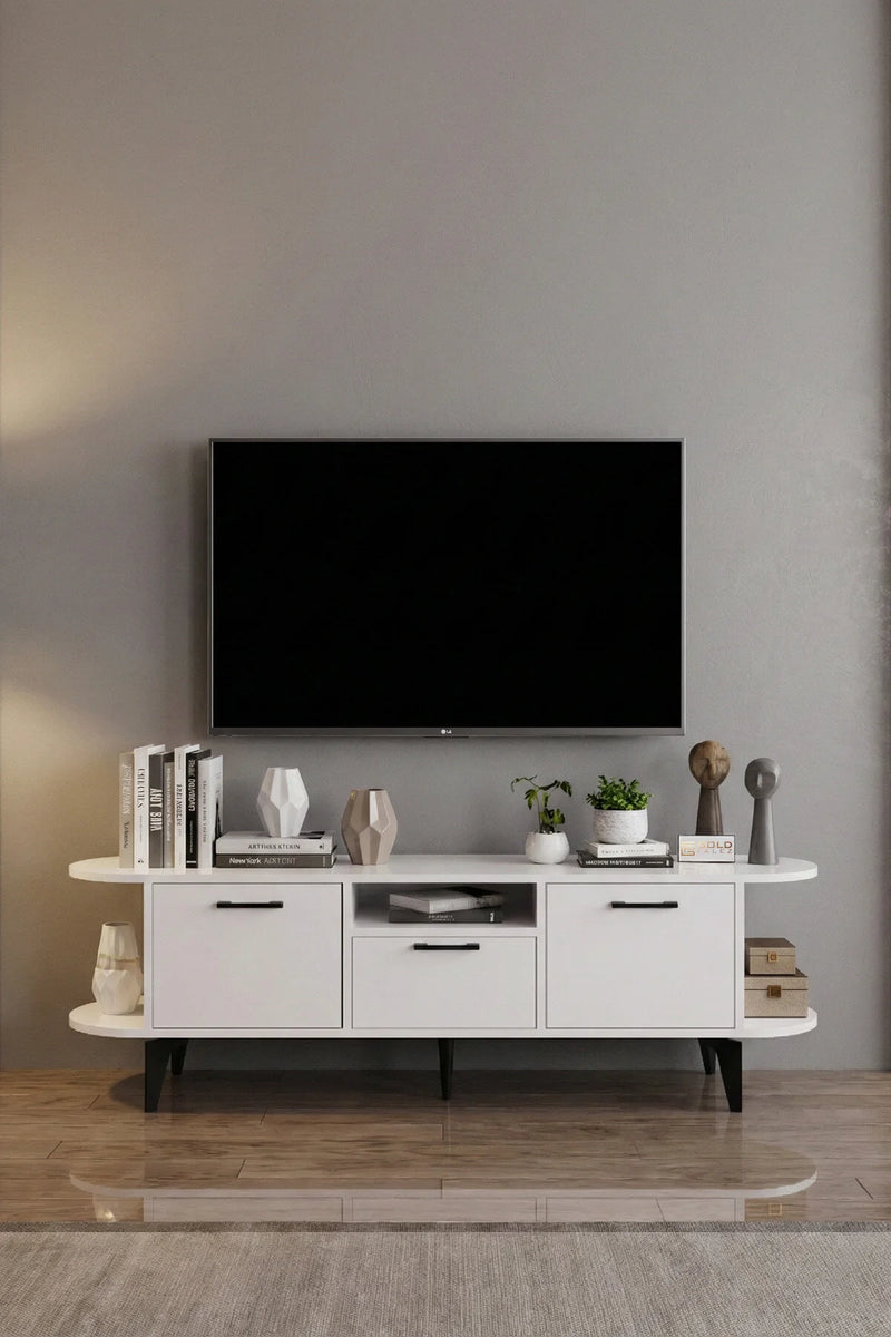 Стойка за телевизор Mira ПДЧ синя 160x35