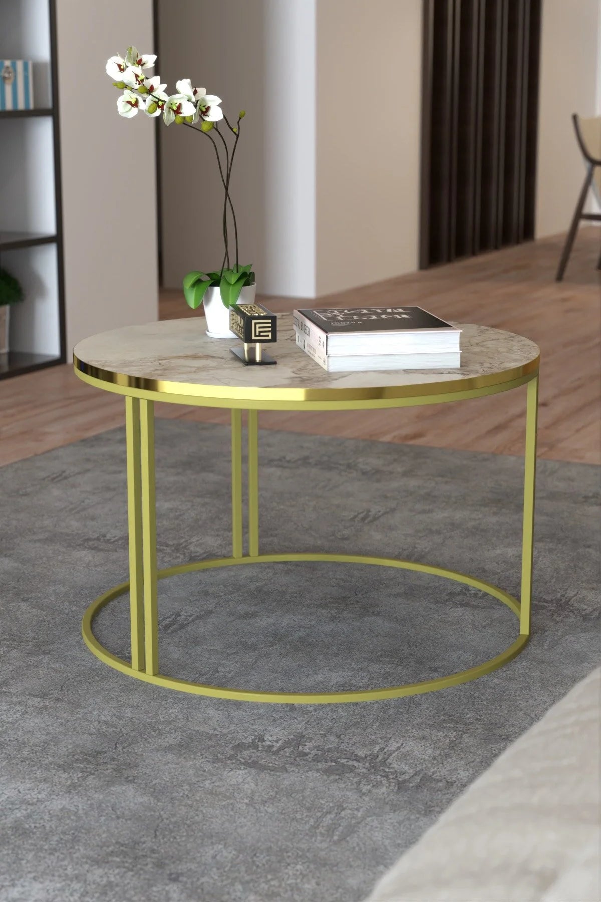 Специална Холна Маса Efes Бяла 70 cm – изображение 3